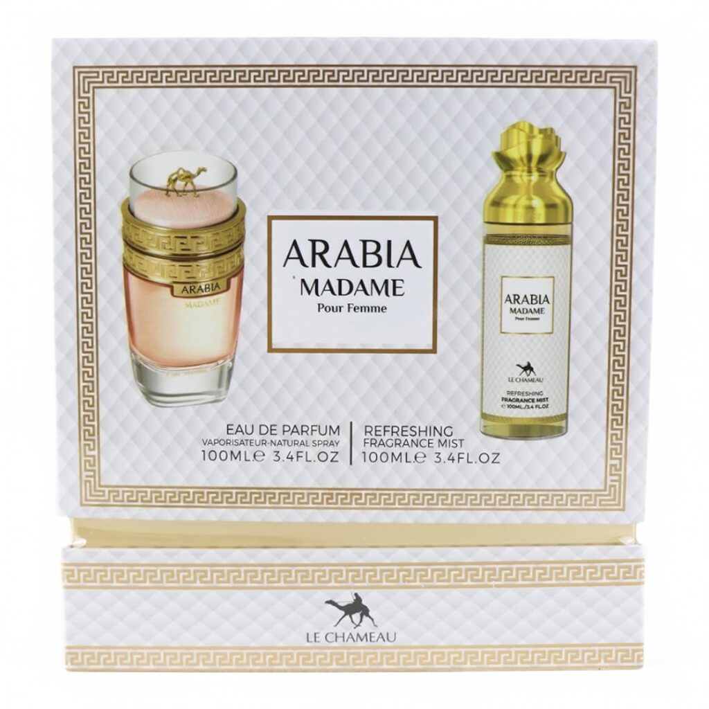 Arabia Madame EDP + Fragrance Mist Set-2 100 ml de Le Chameau