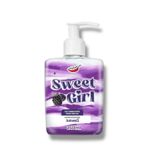 Sweet Girl Gel Aromatizante Amora Hidratante Virilha e Corpo Chillies 250ml