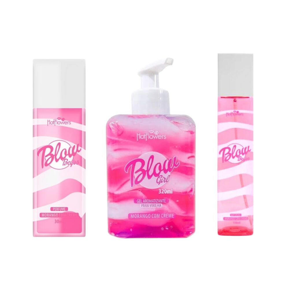 Gel íntimo Blow Girl 320ml + Perfume Blow Girl 30ml + Body Splash Blow Girl 180ml