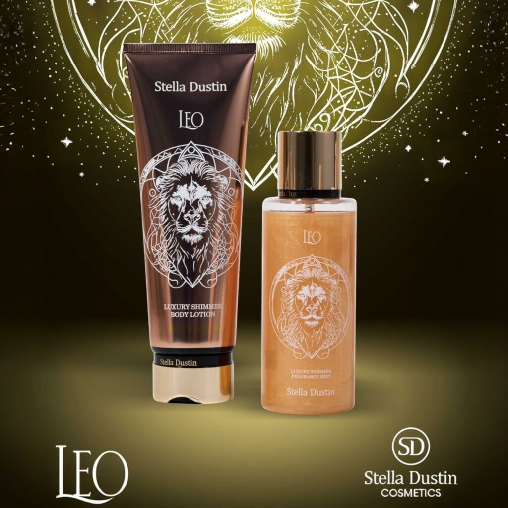 Kit Leo Body Splash Shimmer 250 ml + Creme Hidratante Shimmer 236ml Stella Dustin